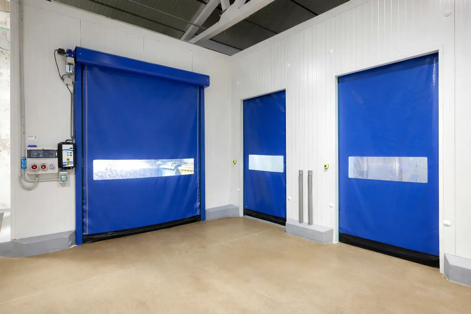 Puertas rápidas autorreparables