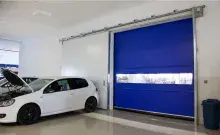 Puerta enrrollable acero