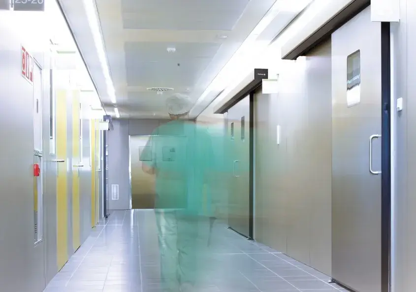Las puertas automáticas emplomadas para salas de rayos X