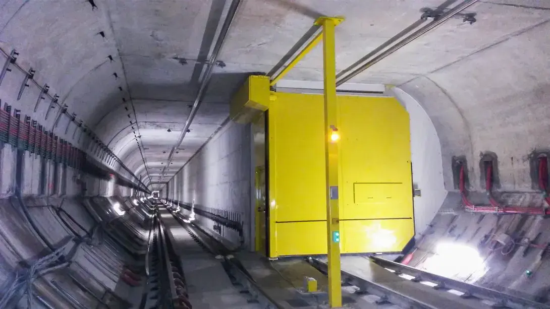 Sectorización del túnel L9 de Barcelona