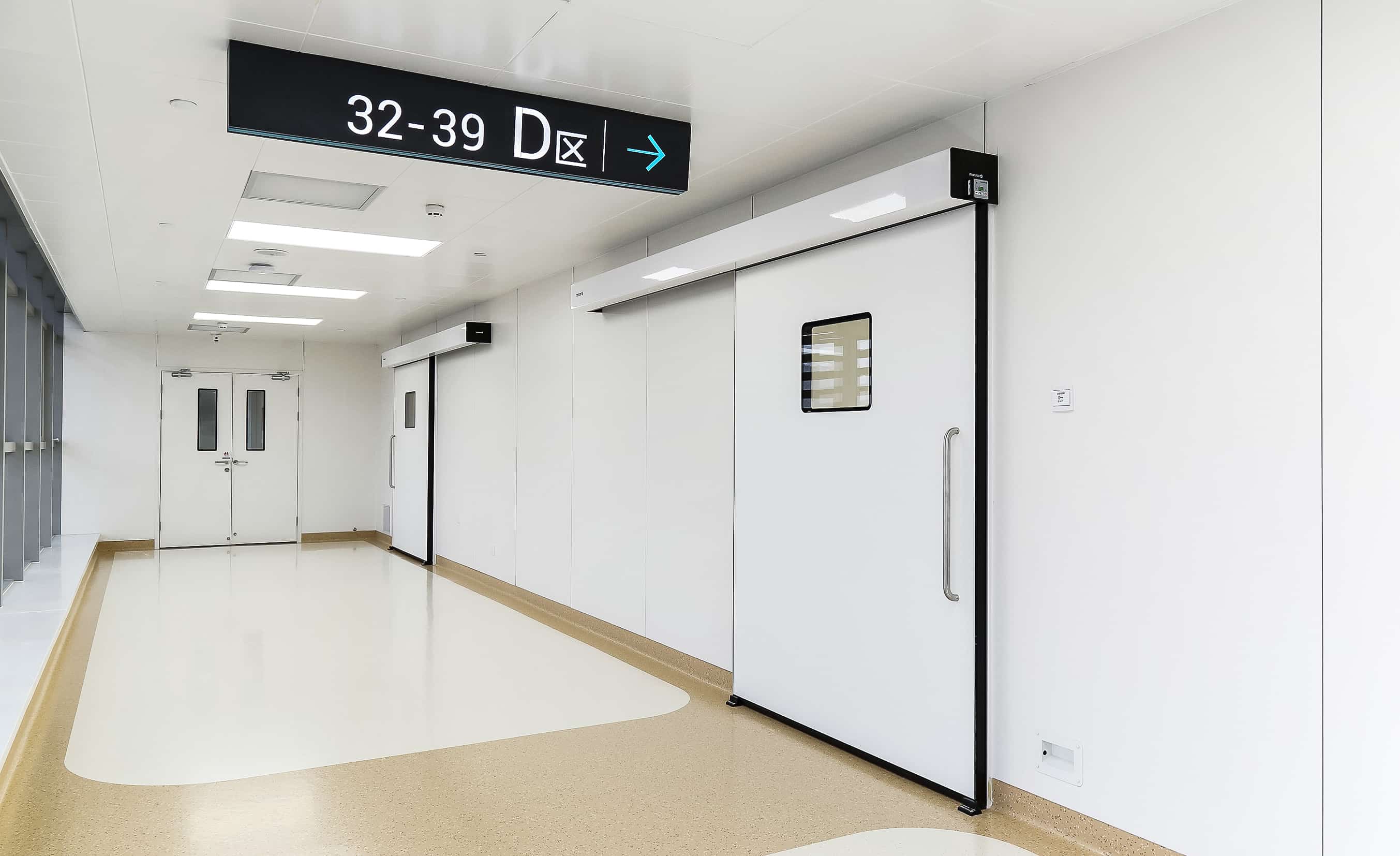 Porta deslizante automática hermética de hospital - KAST Porta automática
