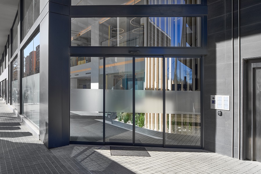 Automatic doors for new residential projects